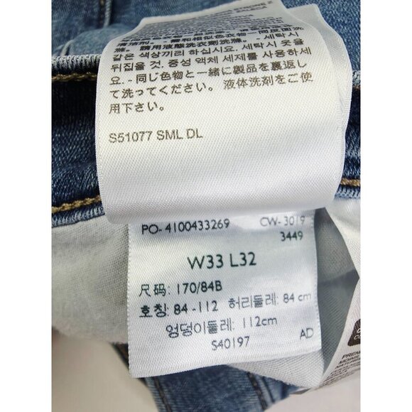 Levi's Size 33X32 Womens Curvy Bootcut Blue Denim 5 Pocket Logo Tag Jeans - Picture 9 of 14